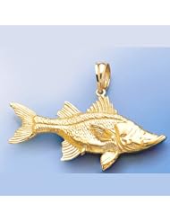 3d Gold Charm Tarpon Fish