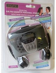 Car Audio or Theater: GPX C3171 Digitally Tuned AM/FM Personal Stereo Cassette - GPX