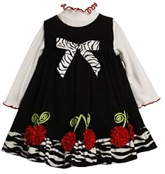 Girls Sleeveless Corduroy/Polyester/Spandex/Knit  Belted Jumper  With a Bow(s)