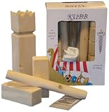 Kubb Spiel VIKING aus Schweden K�nig: ca. 30 cm, aus Hartholz - 