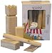 Spielwaren : Kubb Spiel VIKING aus Schweden König: ca. 30 cm, aus Hartholz