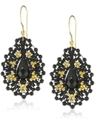 Miguel Ases Small Onyx Tear Drop Earrings