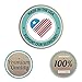 18 Original Stick'Nsnap Baby Monthly Necktie Stickers - “Under The Rainbow Sea” (TM) Marine, Nautical