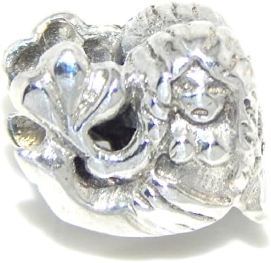 Pro Jewelry .925 Sterling Silver "Mermaid" Charm Bead for Snake Chain Charm Bracelets 0293