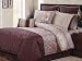 8pc Oversized Bed-in-a-Bag Hamilton Plum -- Size: king