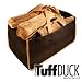 TuffDuck Weatherproof Carryall Junior Size - BLACK with KHAKI TRIM (8-12) - feature easy grip handles, rot-proof and stain-resistant fabric, and heavy-duty double stitching. Made in the USA.