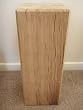 Beautiful Oak Beam Lamp Stand / Side Table 500mmx200mmx200mm by Brigstock Sawmill