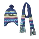 Tuc Tuc Kid's Outwear Knitted 2 piece Set. Boy's knitted hat and scarf set. Viking Collection. Navy blue.