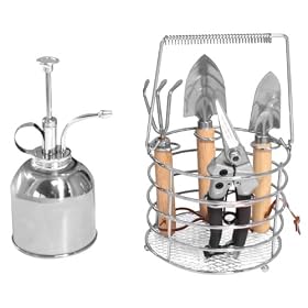 Threesixty Innovation Garden Angels 5-Piece Gardening Tool Basket #GTB090