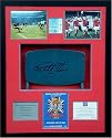 Official Wembley memorabilia signed by Geoff Hurst - Framed
