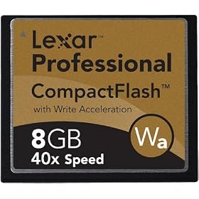 Lexar 8GB 40X Professional CF Card (Type II)