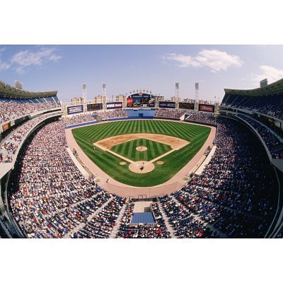 Professionally Framed Comiskey Park Chicago White Sox Archival Sports Photo Poster Print - 13x19 with RichAndFramous Black Wood Frame