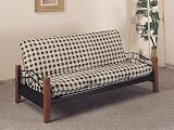 Wood and Metal Futon Frame