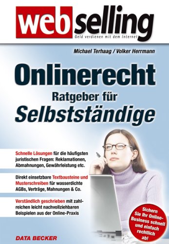 Web-Selling Onlinerecht Ratgeber für Selbständige by Michael TerhaagVolker Herrmann