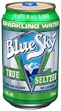 Blue Sky Lime Seltzer, 12-Ounce Cans (Pack of 24)