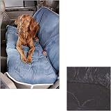 Padded Pet Cover for Bench Seat (Onyx with granite trim, Back measures 57 x 26 in. Seat measures 57 x 19 i)