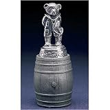 Review Sterling & Classic  / Doctor Teddy Bear Polished English Pewter Bottle Stopper