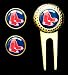 Boston Red Sox Divot Tool Golf Ball (2) Marker Set