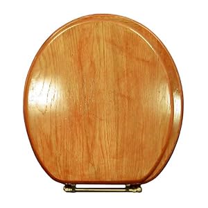 LDR 050-1700 Industries Cross Grain Toilet Seat, Oak