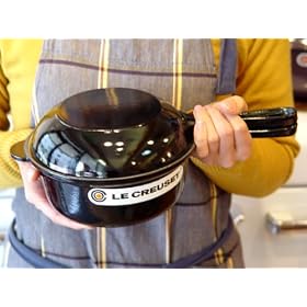 Le Creuset Cast Iron Marmitout, Granite, 22 cm