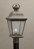 Kichler 9909OB Mount Vernon Lantern Olde Brick over Solid Brass Height: 20-1/2