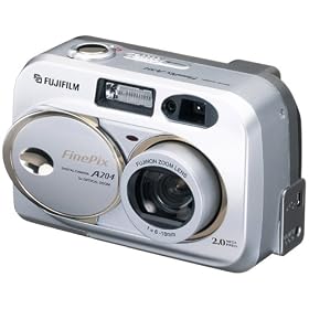 Fuji FinePix A204 Zoom Digital Camera With Free Batteries and Charger [2MP 3xOptical]