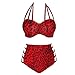 Bikini, Swimsuit, Abary Women 2 Piece Set Patterns Plus Size Bathing Suit