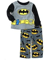 Batman Toddler Black Fleece Pajamas