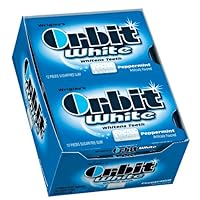 Orbit White Peppermint Sugarfree Gum, 12-Piece Packs (Pack of 24)