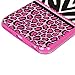 True Color Case Compatible with iPhone 6s Plus Case, Leopard & Lace on Zebra Slim Hybrid Hard Back + Soft TPU Bumper Protective Durable [True Protect Series] - Hot Pink