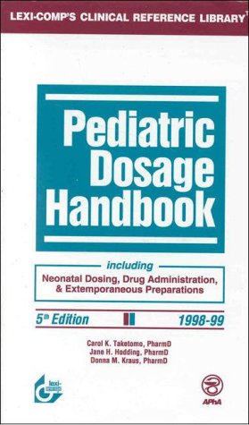 Pediatric Dosage Handbook