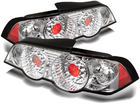 Redlines TL-ARSX02-LED-CH Chrome Medium LED Tail Light for Acura RSX '02-'04 and Lexus Altezza - Pair