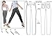 Style Arc Sewing Pattern - Georgie Stretch Woven Jean (Sizes 04-16)