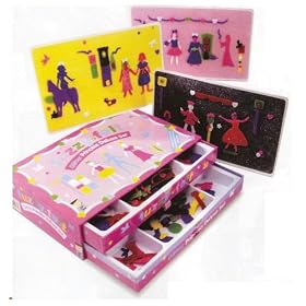 Fuzzy-Felt Glitter Princess Deluxe Set