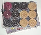 Amateur Wooden Carrom Men (coins) Set - TOURNAMENT