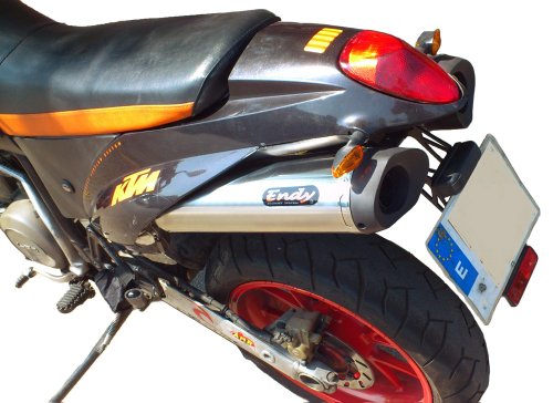 BMW F650GS Dakar 2000-2004 Endy Exhaust Dual Silencers XR-3 Slip-On