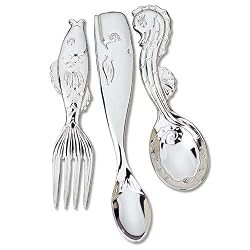 Reed & Barton  Sea Tails 3 Piece Baby Set