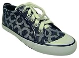 Coach Barrett Alex Op Art Denim Tennis Shoes