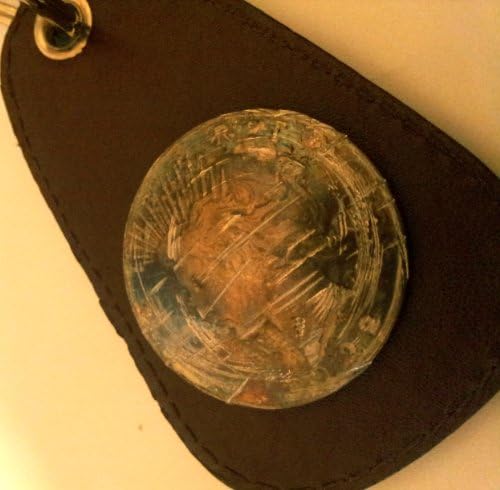 Hand Made Batman Two Face Coin Leather Keychain