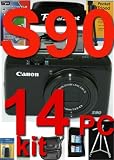 Canon PowerShot S90IS 10MP Digital Camera with 3.8x Wide Angle Optical Image Stabilized Zoom