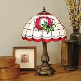 Ohio State Buckeyes Desk Lamp - Tiffany Style NCAA College Athletics Fan Shop Sports Team Merchandis