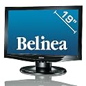 Belinea 1930 B1W - 19 Zoll Widescreen TFT-Monitor mit Lautsprechern - schwarz glänzend - DVI-D Anschluss - 5 ms Reaktionszeit