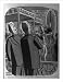 Historic Print (L): [Caricature of wealthy parishioners gambling at St. John's Parish Benefit bazaar; one e