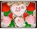 25th Wedding Anniversary Sugar Cookies Gift