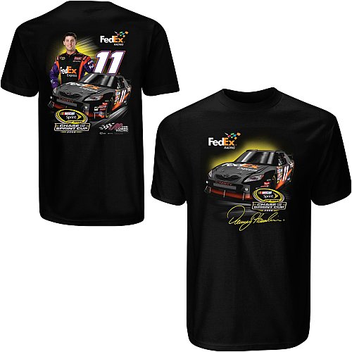 Buy Chase Authentics Denny Hamlin NASCAR Chase for the Sprint Cup 2008 T-Shirt by Chase Authentics