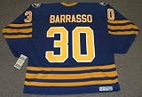 TOM BARRASSO Buffalo Sabres 1985 CCM Vintage Throwback Away NHL Hockey Jersey