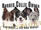 Border Collie Mouse Pad Dog Mousepad Vice Versa