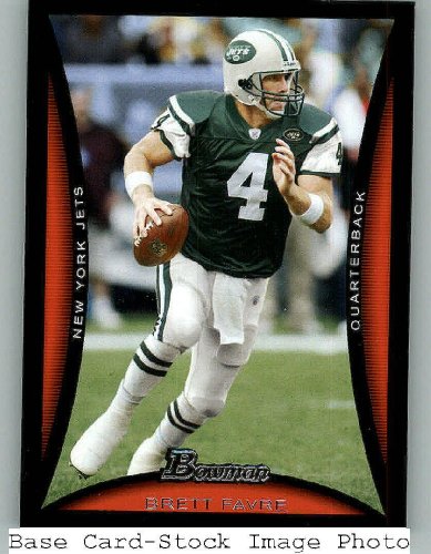 2008 Bowman #105 Brett Favre - New York Jets (Football Cards) - YES IN HIS JETS UNIFORM!!!!