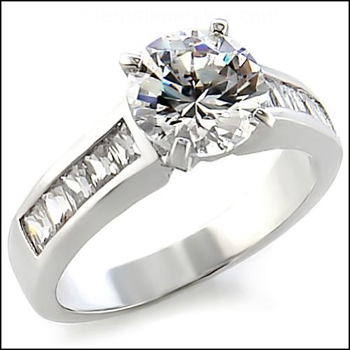 Jewelry - 8 Carat Classic Stone Band CZ Ring SZ 9