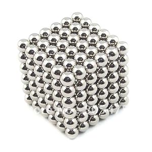 NeoCube - Cube magique composé de 216 billes magnétiques en néodyme - Coffret cadeau en métal